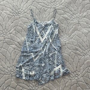1. State Monochrome Patterned Mini Dress